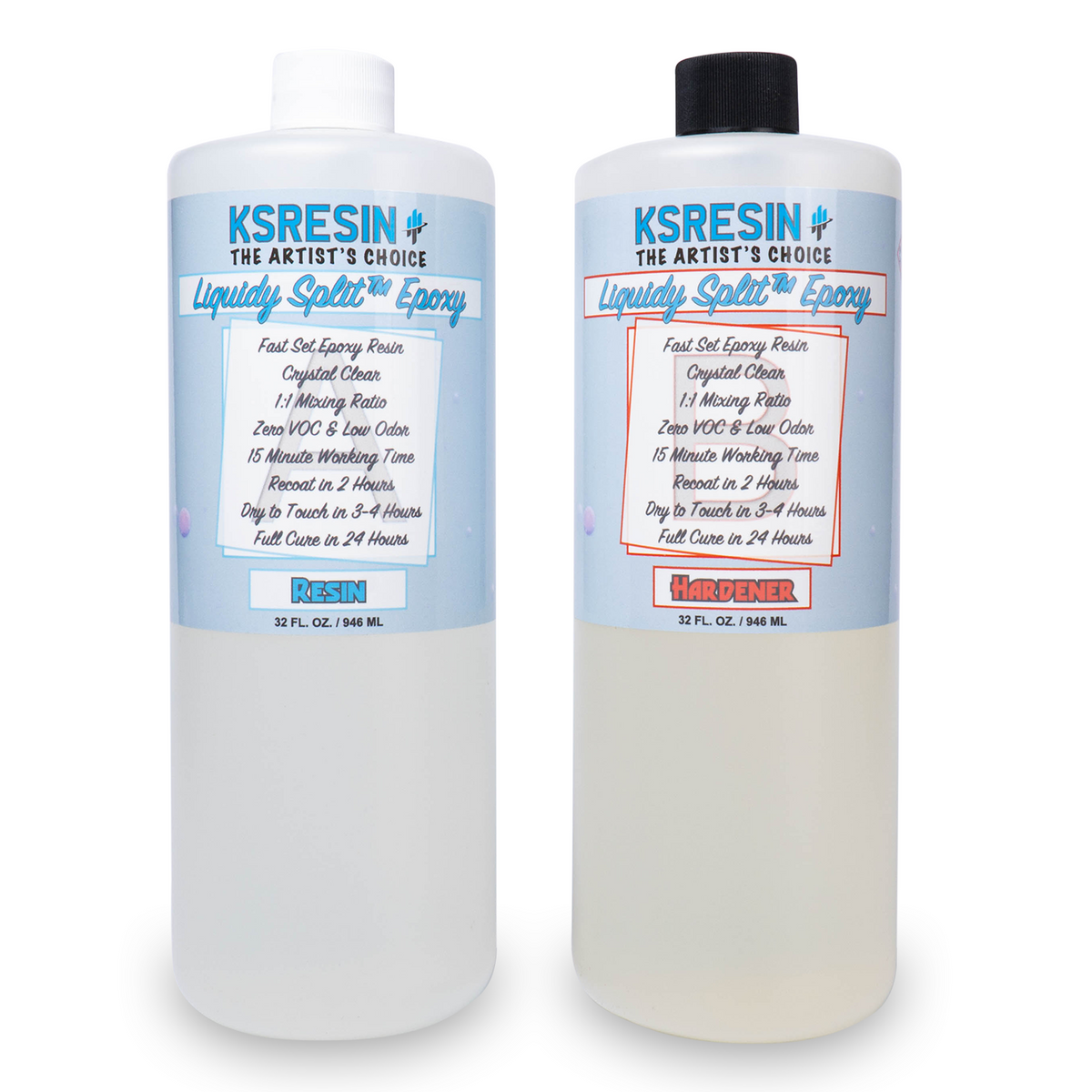 Epoxy Resin 2 Gallon Kit | 1:1 Crystal Clear Resin and Hardener for Super  Gloss Coating | for Bars, Tabletop, Art, Jewelry, Casting Molds | Safe for