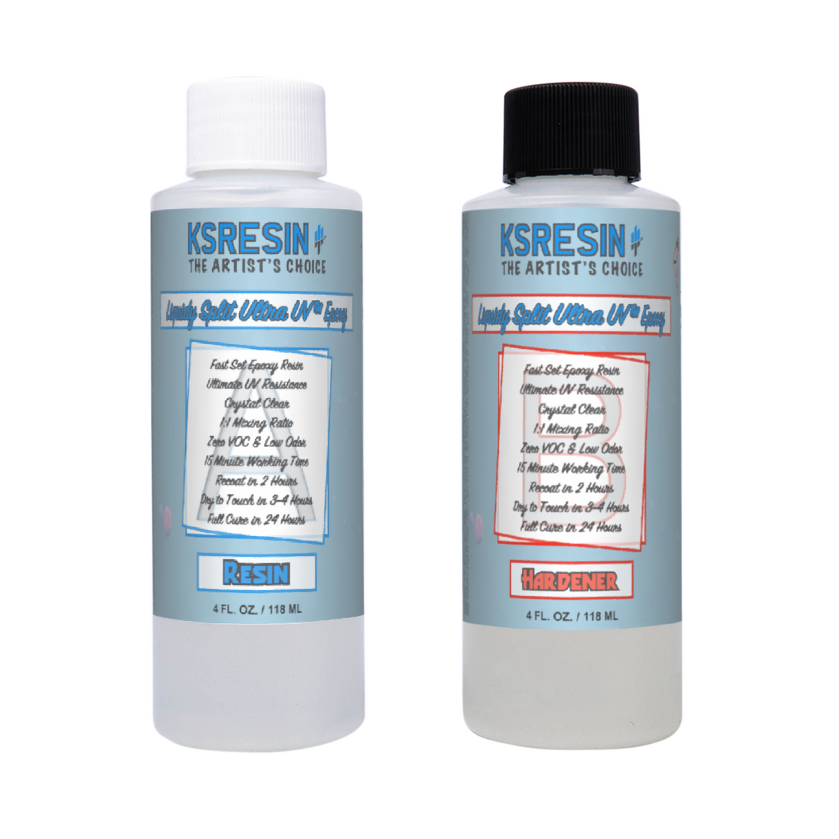 Clear Epoxy Resin Fast Curing-2 Part Crystal 