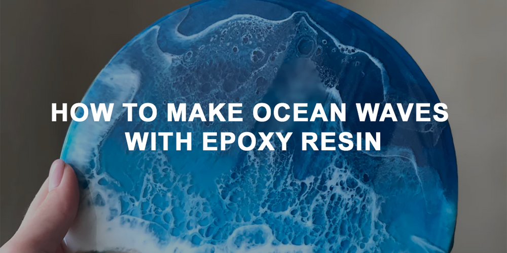 White Waves Liquid Resin Dye for Epoxy Resin Ocean Waves – KSRESIN