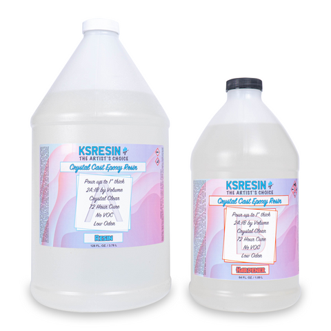 Crystal Cast™ Epoxy Resin - Jewelry Casting Epoxy (Up to 1")