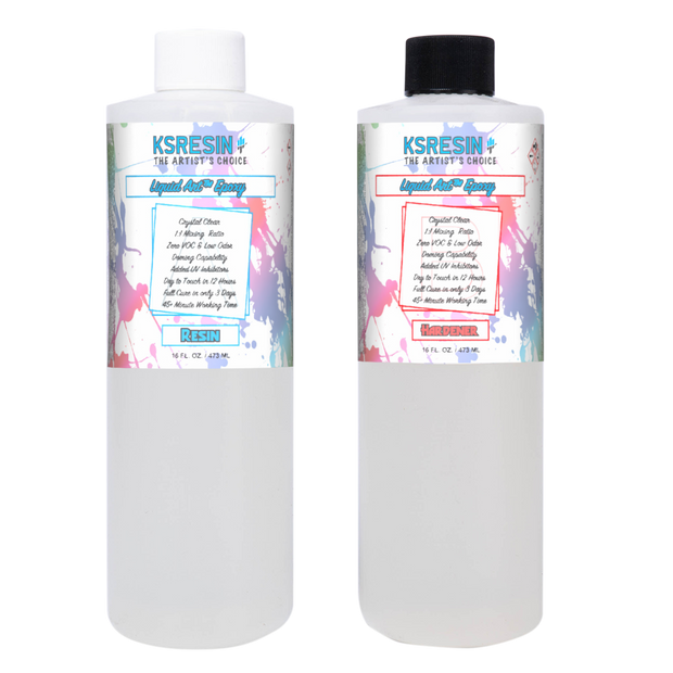 Liquid Art™ Epoxy Resin - Medium Thickness Coating Formula