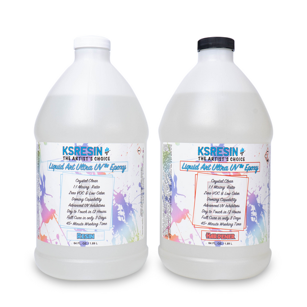 Liquid Art Ultra UV™ Epoxy - UV-Resistant Art and Tumbler Coating Resin