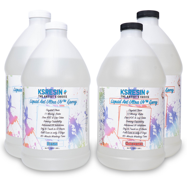 Liquid Art Ultra UV™ Epoxy - UV-Resistant Art and Tumbler Coating Resin