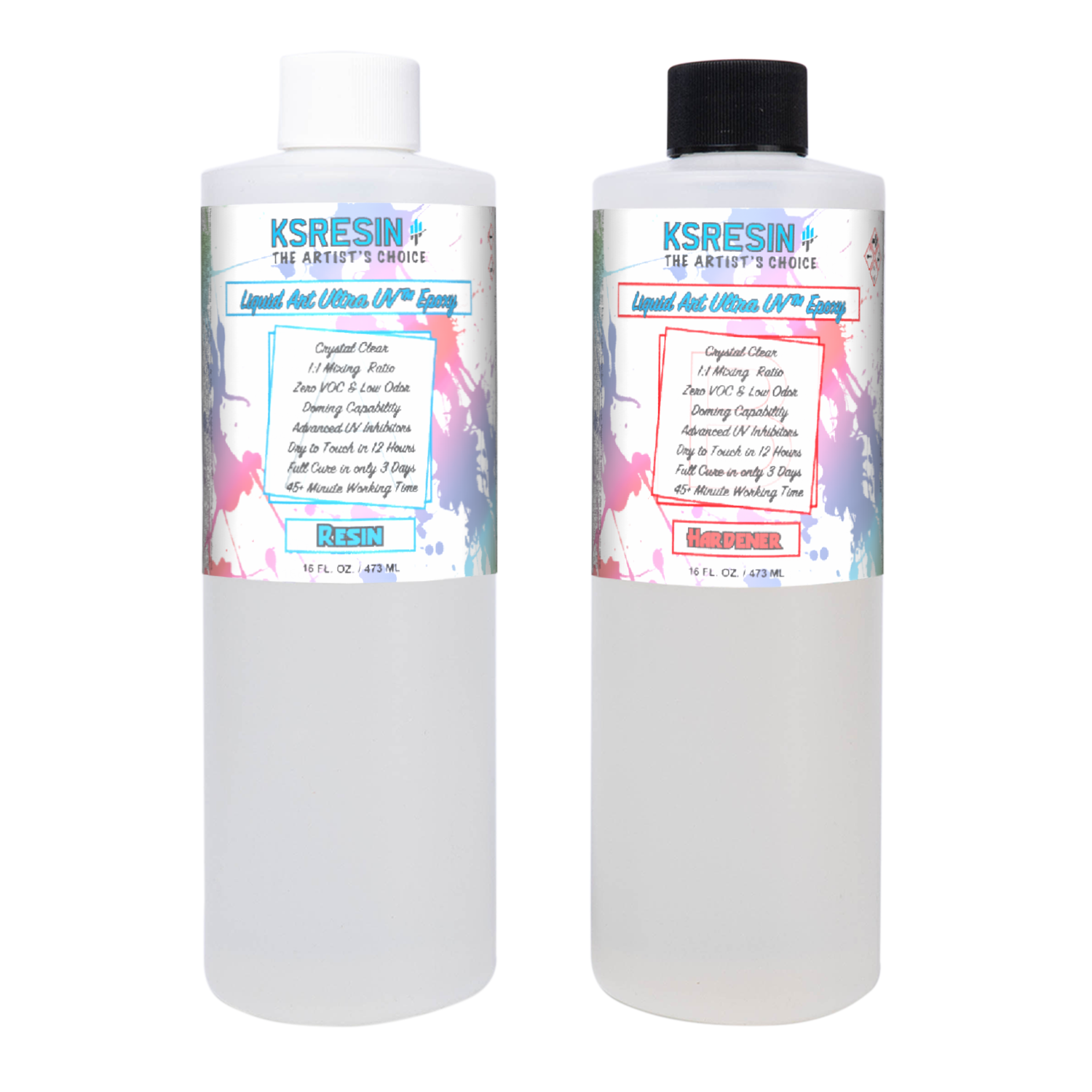 Crystal Clear Epoxy Resin Kit Scratch Resistant UV Resistant Resin