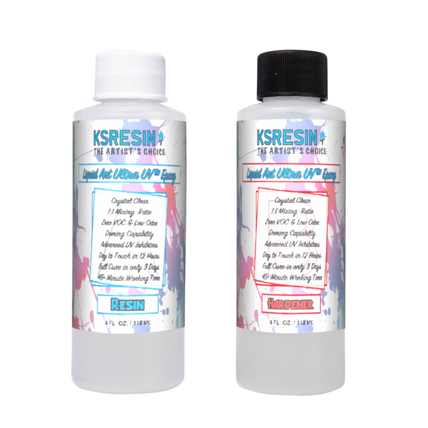 Liquid Art Ultra UV™ Epoxy - UV-Resistant Art and Tumbler Coating Resin