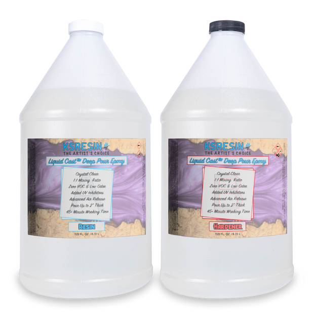 Clear Floral Epoxy Resin & Hardener - 2 Liters - LO Florist Supplies