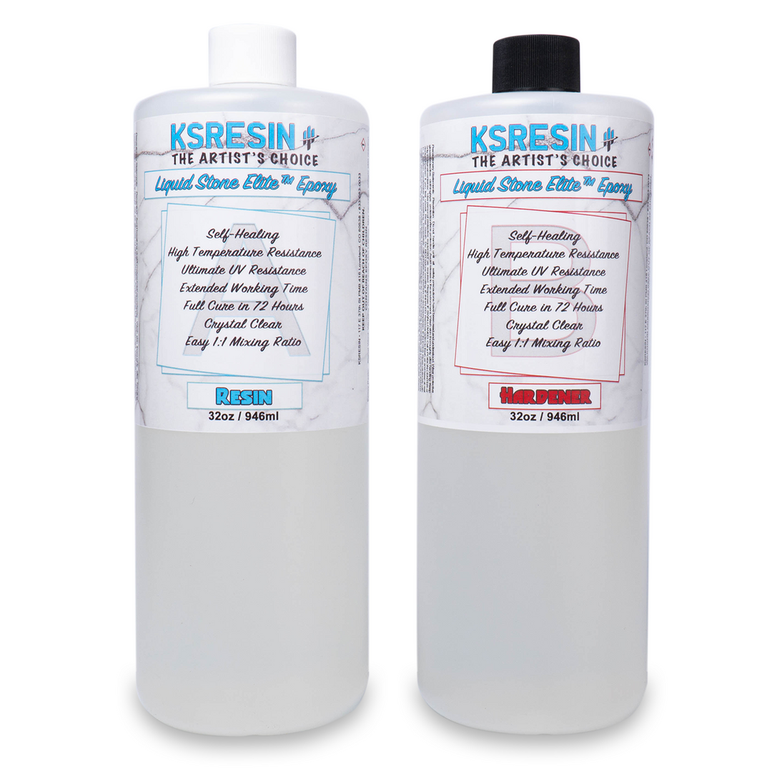 Liquid Stone Elite™ Clear Table Top Epoxy Resin with UV Resistance