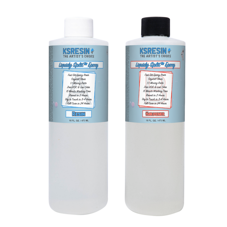 Liquidy Split™ Epoxy - Thick Fast Set Tumbler Coating Resin – KSRESIN