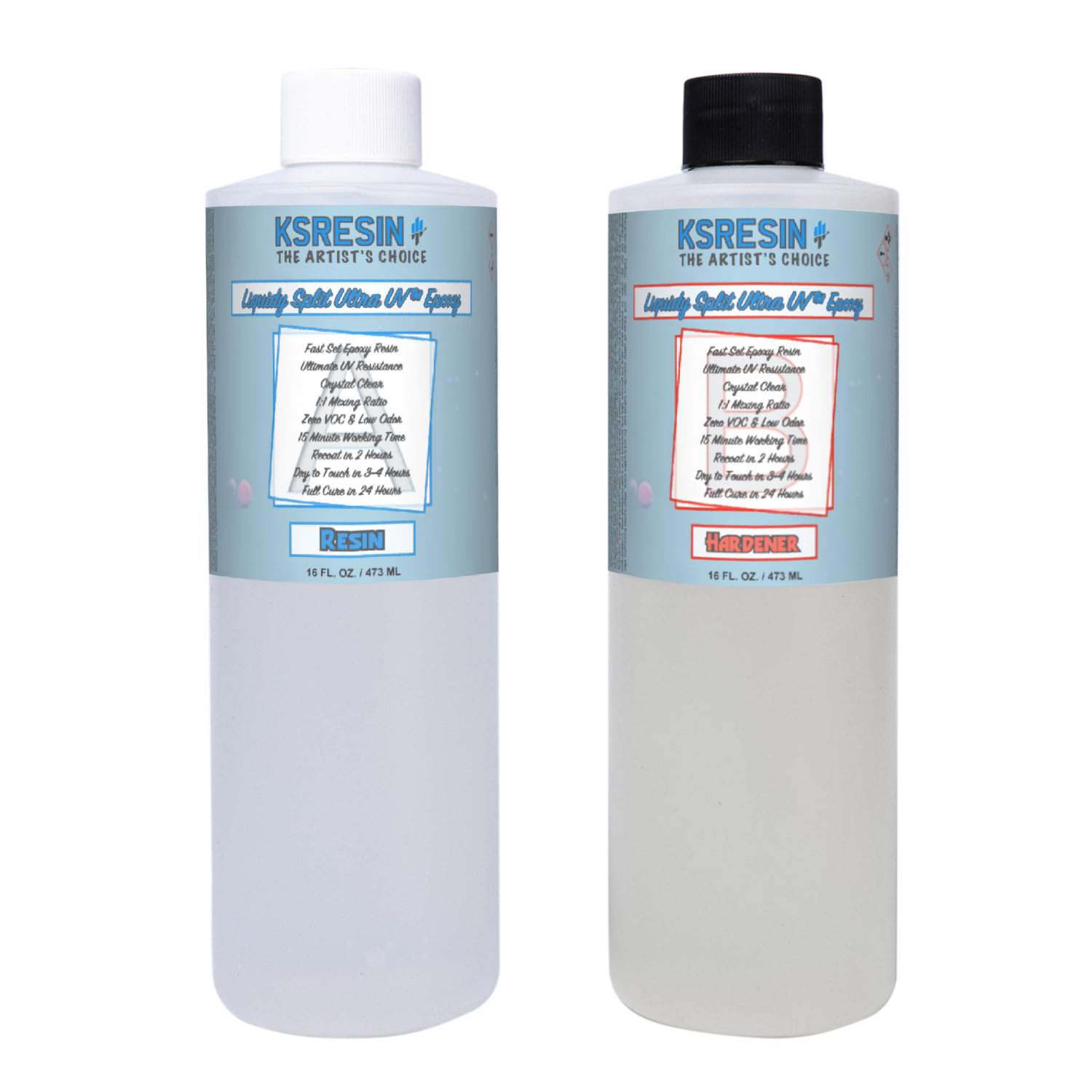 Fast setting online clear resin